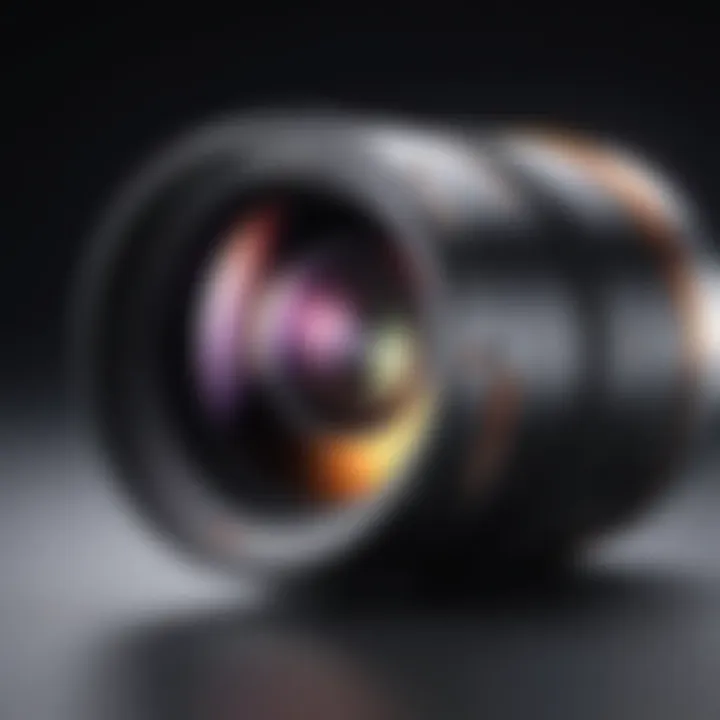 Visual representation of the Rokinon zoom cine lens in a cinematic shooting environment