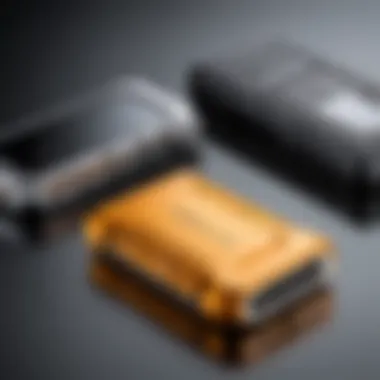 Comparison of different rugged memory card case models side by side