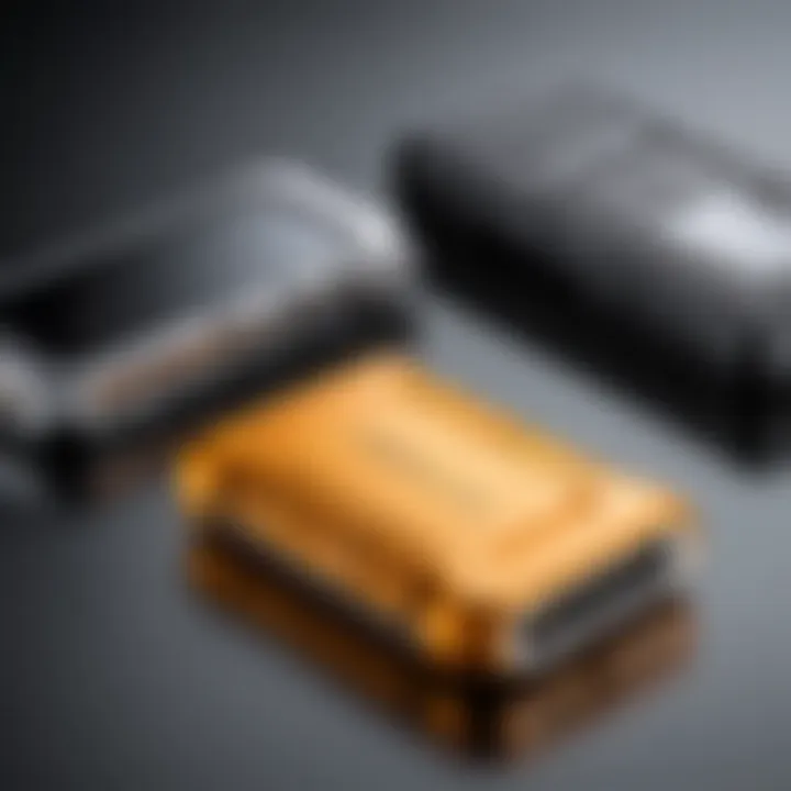 Comparison of different rugged memory card case models side by side