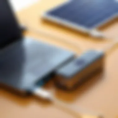 Devices Powered by Solar Energy Multiple devices charging from a solar USB charging station