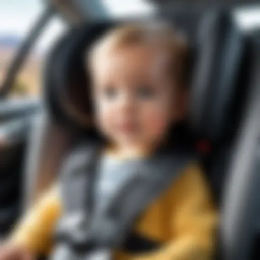 Convertible car seat shade enhancing child safety