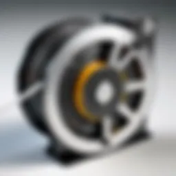 Innovative design of a retractable data cable reel