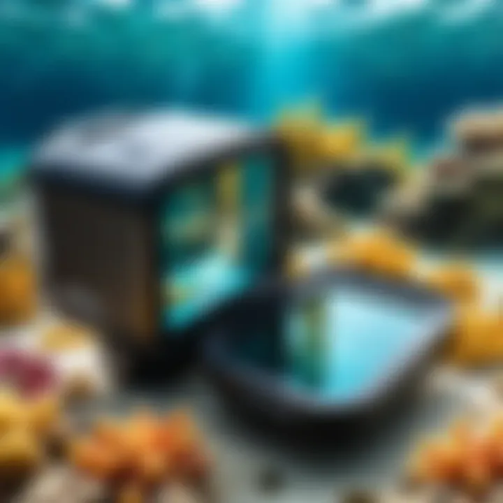 Comparison of different underwater filters for GoPro Hero 8