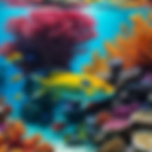 Underwater filter enhancing color vibrancy