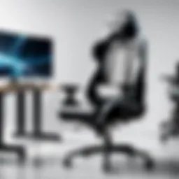 An ergonomic gaming chair showcasing sleek design and comfort