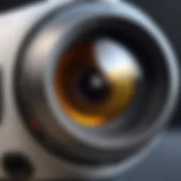 Detailed view of Hawk Eye HD Nature Cam showcasing its lens and design.