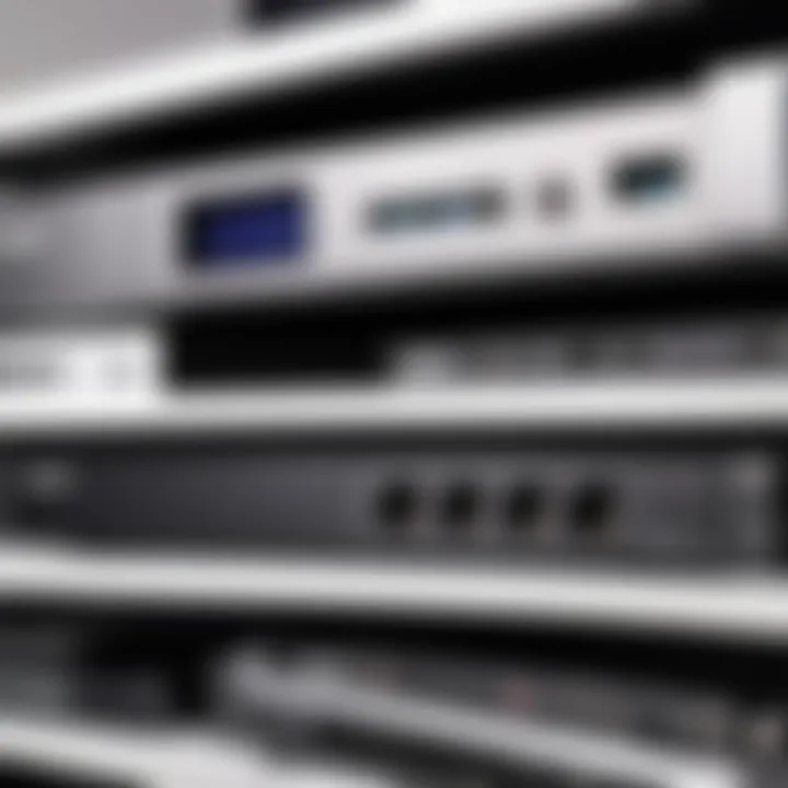 Showcasing the rack mount kit in a surveillance setup