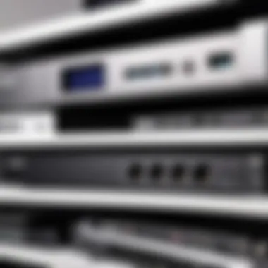 Hikvision Rack Mount Kit in a Surveillance Environment Showcasing the rack mount kit in a surveillance setup