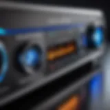 Detailed view of the Soundstream Epicenter device showcasing its features.