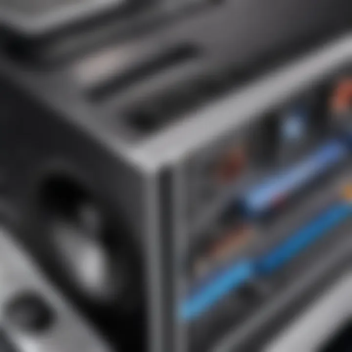 Installation setup of the Soundstream Epicenter in an audio system.