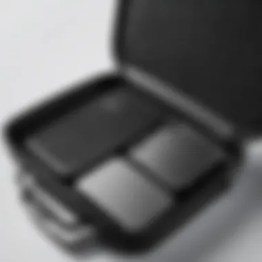 Features and Compartments of the Incase Icon Dot Detailed view of the features of the Incase Icon Dot including pockets and compartments
