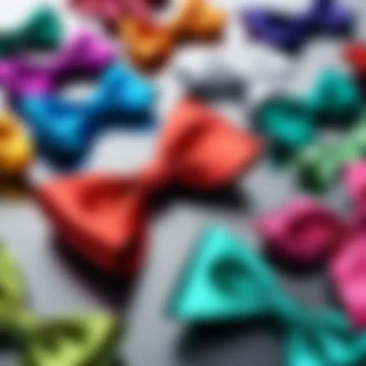 Innovative design featuring mini satin bows in consumer products