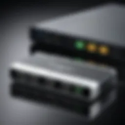 IOGEAR KVM Switch showcasing dual computer connection