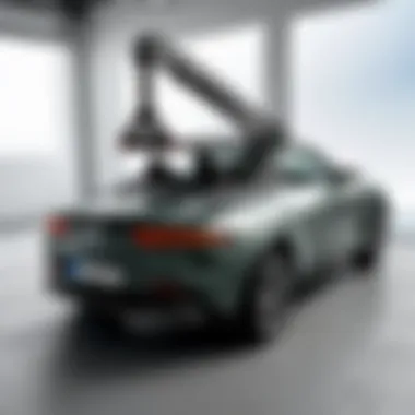 JLU Hardtop Hoist Lifting Mechanism JLU hardtop hoist in action lifting a hardtop