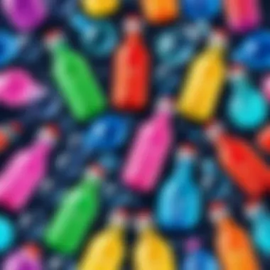 Vibrant Bubble Solutions Colorful bubble solution bottles from Melissa & Doug