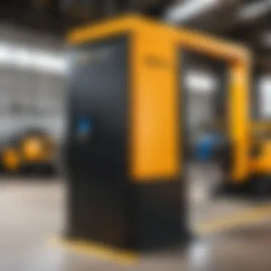 Mighty Mite Gate Opener in Industrial Environment Mighty Mite gate opener in an industrial setting, demonstrating robust functionality