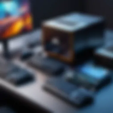 Diverse Applications of Mini PCs in Gaming and Professional Work Visual representation of mini PC usage in different environments like gaming and professional settings
