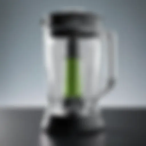 Ninja blender glass container showcasing durability and design