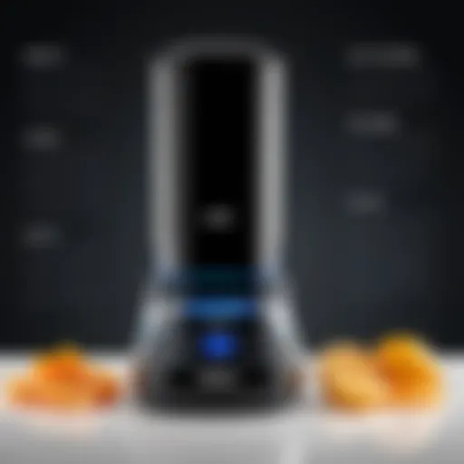 Innovative kitchen appliance showcasing advanced features
