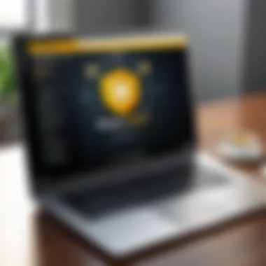 Overview of Norton Antivirus Features Norton Antivirus interface showcasing security features