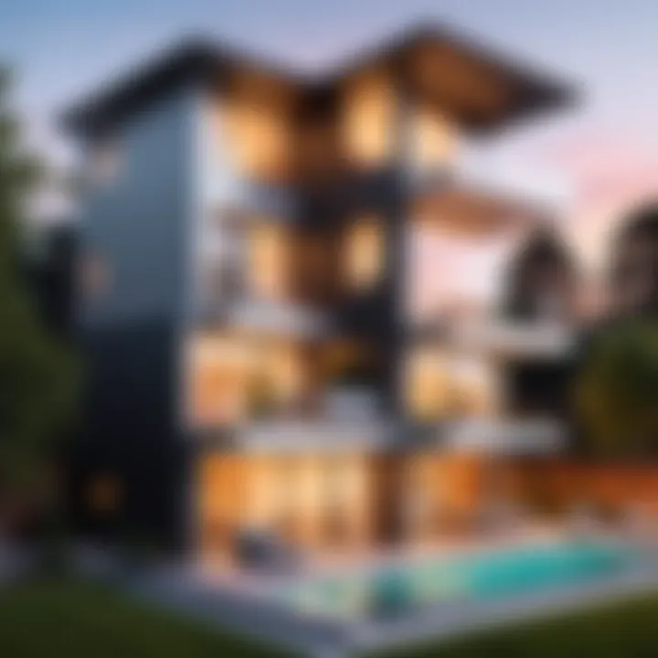 Diagram illustrating WiFi coverage in a three-story house