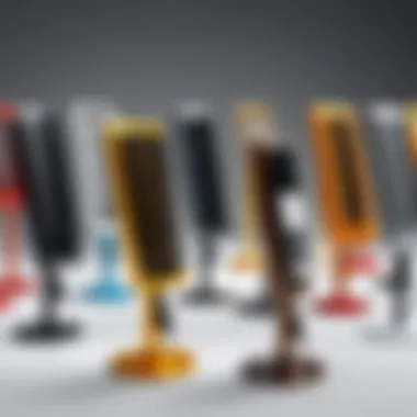 Diverse Selection of Hair Easels Various types of hair easels on display for selection