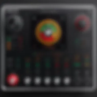 Osterizer Blender Control Panel Image featuring the control panel of an Osterizer blender, emphasizing speed settings.