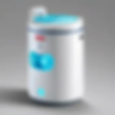 Illustration of the odor control mechanism of the Playtex Genie Diaper Pail