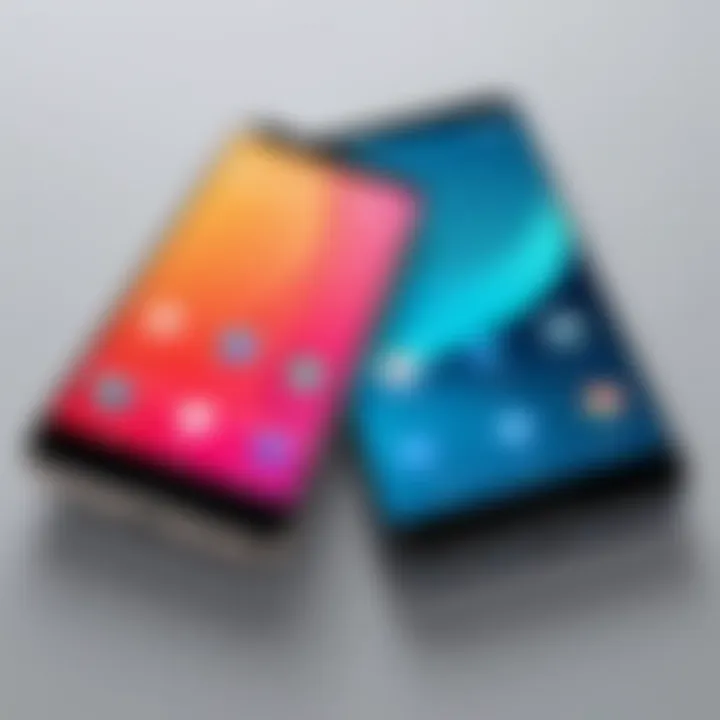A comparison chart showcasing various refurbished phone platforms