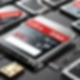 Overview of SanDisk Ultra memory cards with specifications