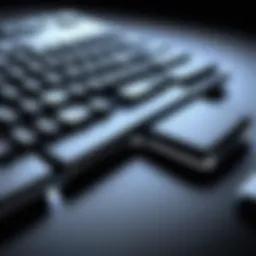 Ergonomic keyboard design showcasing comfort and usability