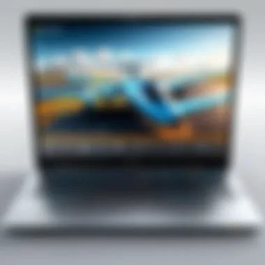 High-Performance Laptop for Flight Simulation High-performance laptop showcasing powerful specs for gaming