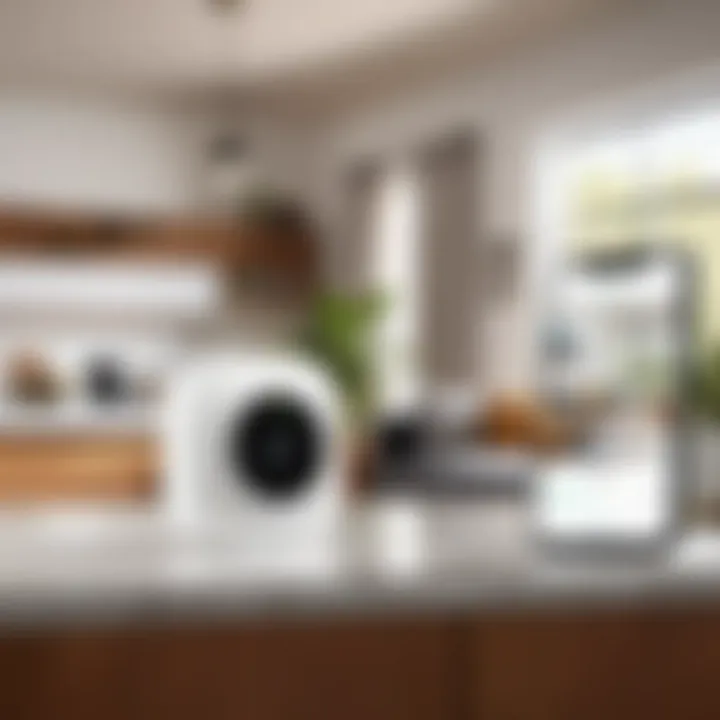 SmartThings Indoor Camera in a home setting