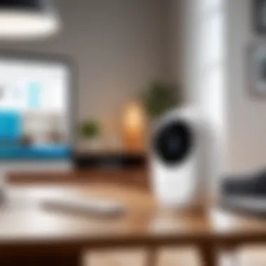 Security features displayed on SmartThings Indoor Camera