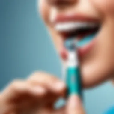 Close-up view of Sonicare travel accessories for optimal oral care