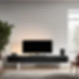 Sonos Arc positioned elegantly under a large television