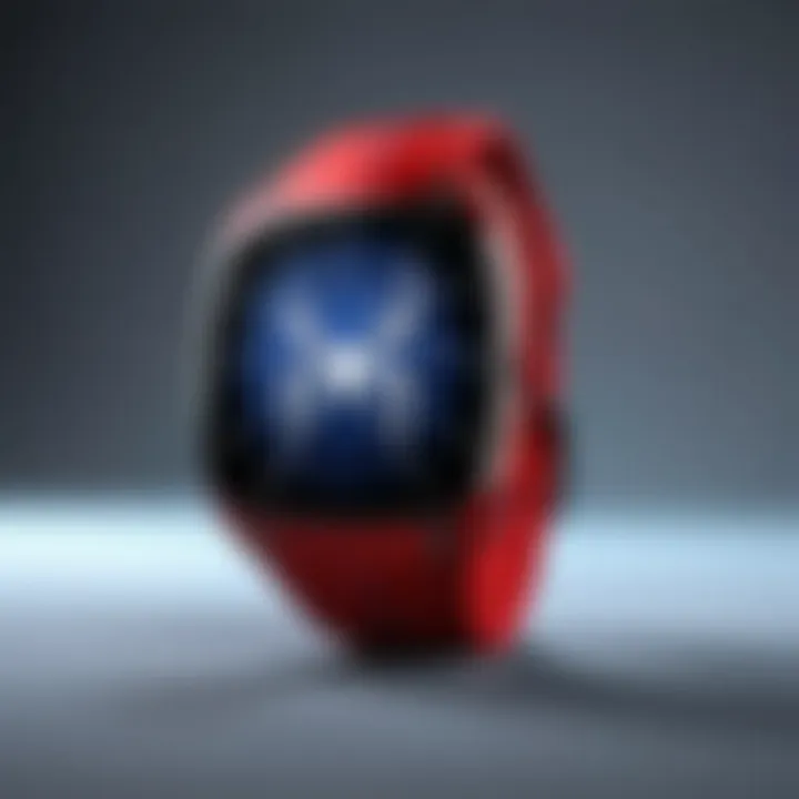 Future concept designs of Spider-Man-themed smart watches, illustrating innovation in wearable technology.