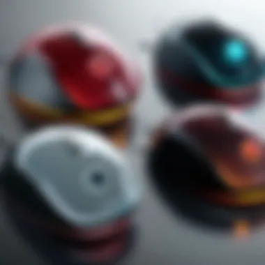 Comparison chart of various stationary mouse trackballs with specifications.