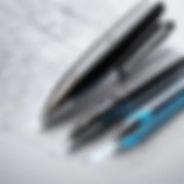 Innovative Mechanics of Intelligent Writing Instruments Diagram illustrating the technology behind smart pens.
