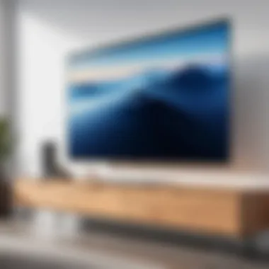 A stylish quick release TV mount showcasing its sleek design