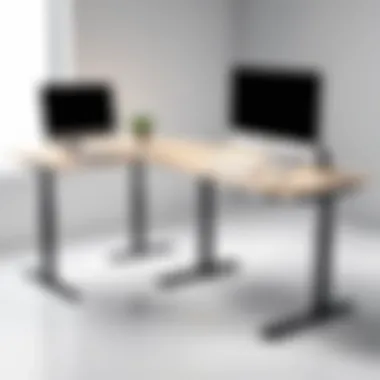 Comparison of adjustable and fixed standing desks