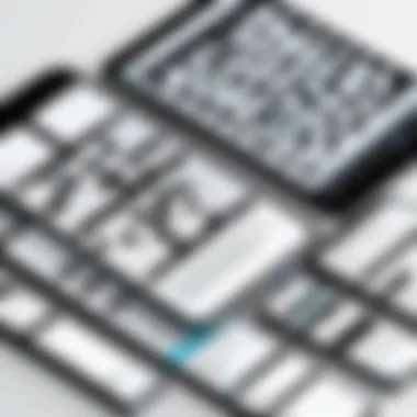 An array of crossword puzzle dictionary apps displayed on various devices such as smartphones and tablets.