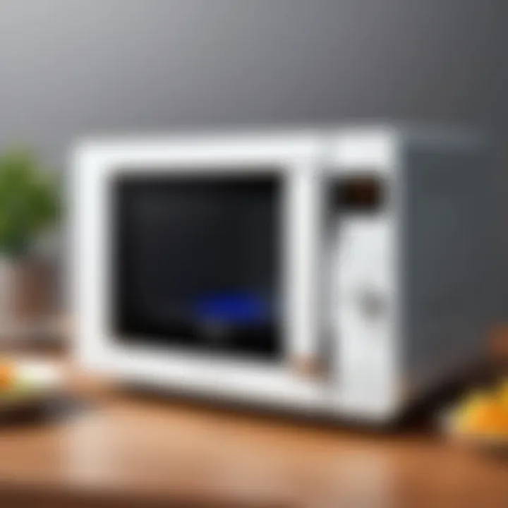 Energy-efficient features of a portable microwave