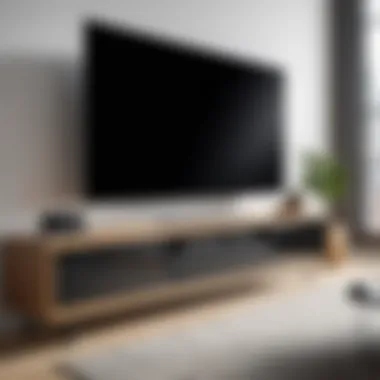 Stylish Modern TV Console with Storage Stylish modern TV console with integrated storage solutions