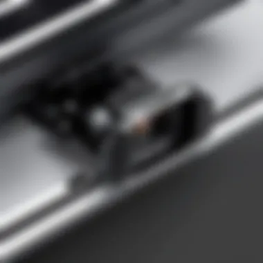 Close-up view of the sturdy materials used in tilt TV mounts for durability
