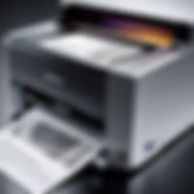 Laser printer performing a high-speed print job