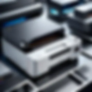 Sleek Design of Top Laser Printers High-quality laser printer showcasing sleek design