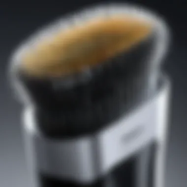 Innovative design of triple sonic brush head technology showcasing its unique structure