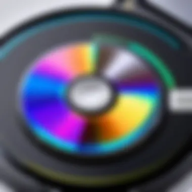 Effective Techniques for Cleaning Compact Discs Close-up of cleaning a compact disc