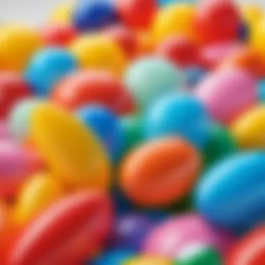 Close-up of high-quality materials used in inflatable toys